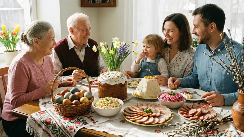 Традиционные блюда на пасхальный стол.