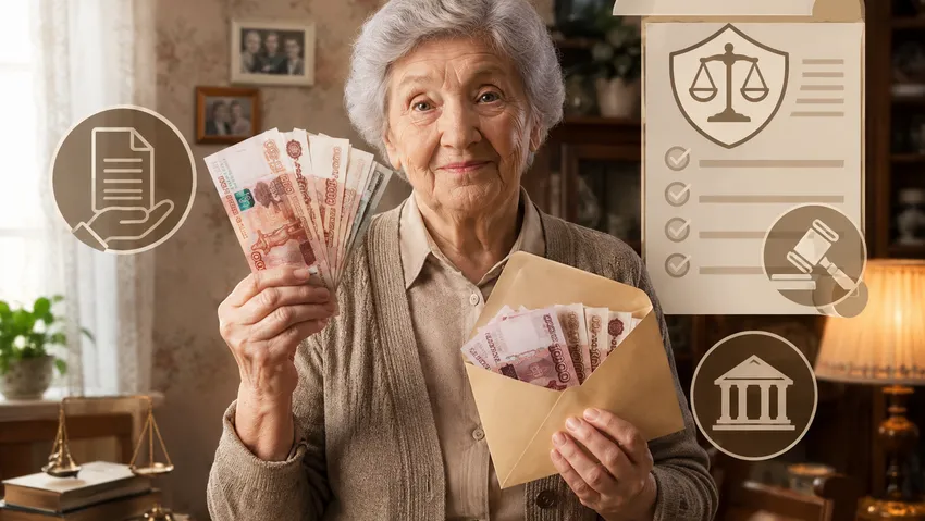 Прибавка к пенсии для 80-летних пенсионеров в России с 1 июня 2026 года. Фото сгенерировано нейросетью GPT Images