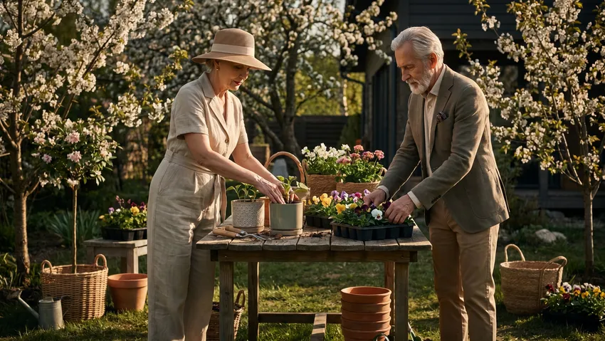 Когда сажать рассаду цветов в 2026 году. Фото сгенерировано нейросетью Nano Banana