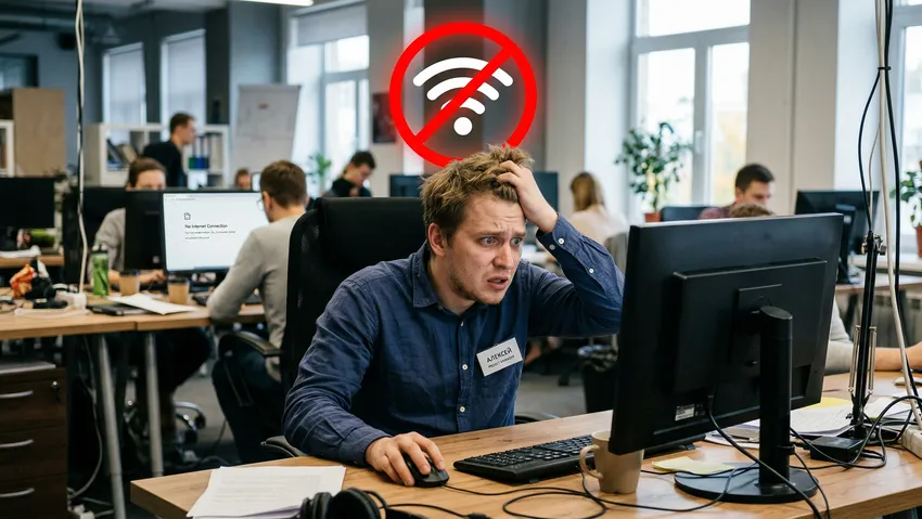 Отключение интернета в России с 1 апреля 2026 года. Фото сгенерировано нейросетью Nano Banana