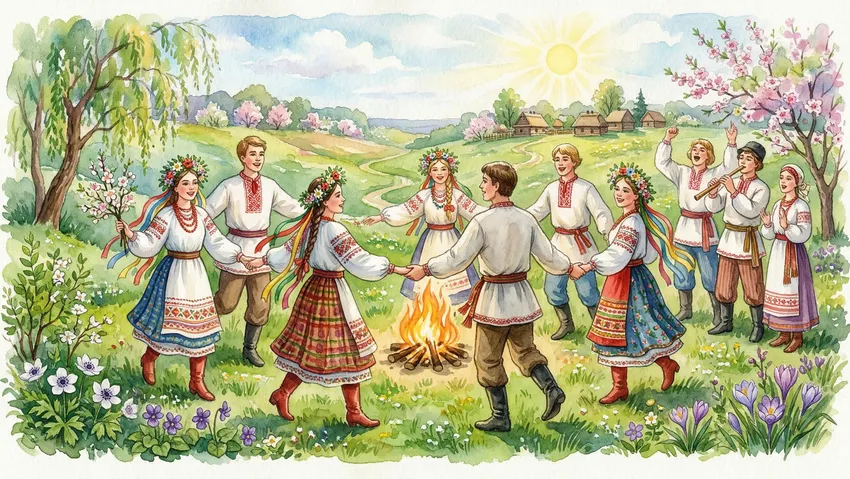 Весеннее равноденствие: история и традиции праздника. Фото сгенерировано нейросетью Nano Banana