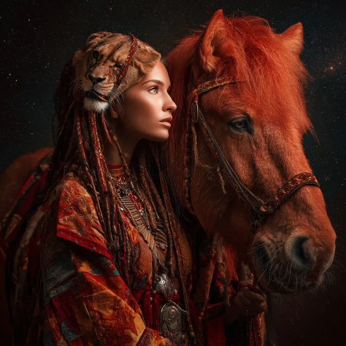 2026 год Львам принесет расширение горизонтов. Фото сгенерировано нейросетью Midjourney