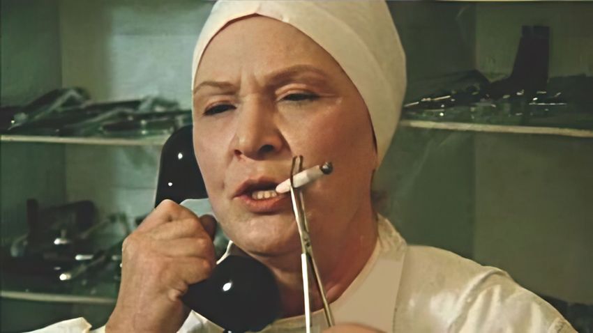 Римма Маркова в эпизоде картины «Покровские ворота», 1982, реж. Михаил Козаков