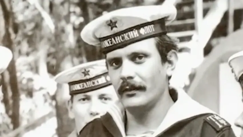 Никита Михалков в армии. Фото: кадр из передачи «Судьба человека»