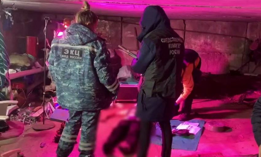 Мужчина убил сожительницу и спрятал тело в подвале дома. Фото: @t.me/gsuskrf_spb