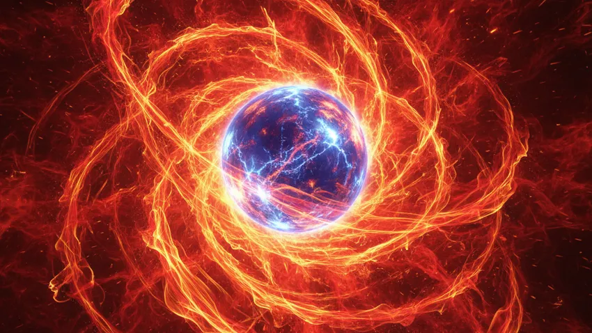 Магнитные бури в феврале 2026 года обещают быть затяжными и изматывающими. Фото сгенерировано нейросетью Nano Banana