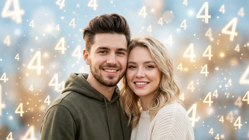 Число 4 в нумерологии. Фото сгенерировано нейросетью Nano Banana