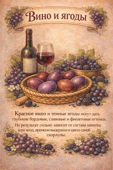 Вино и ягоды. Фото сгенерировано нейросетью GPT Images