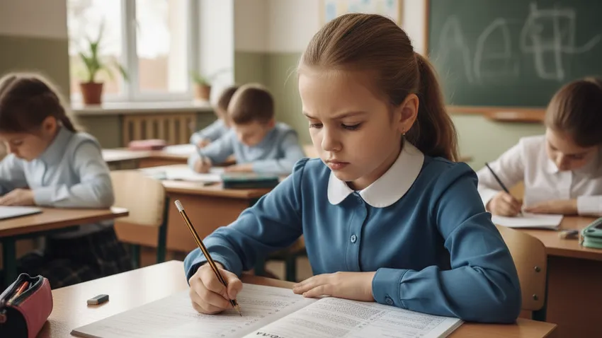 ВПР 4 класса в 2026 году. Фото сгенерировано нейросетью Nano Banana