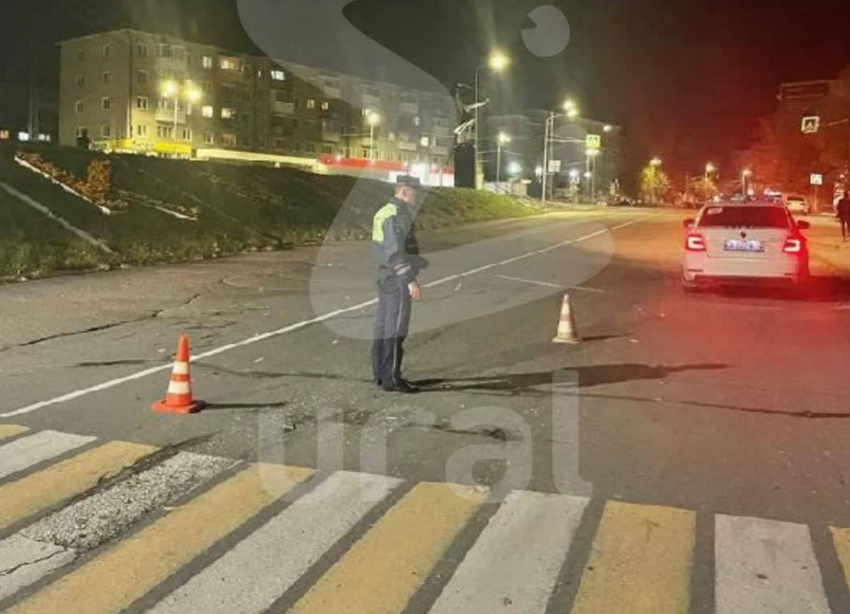 Место ДТП. Фото: @t.me/url_mash