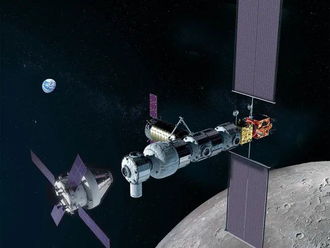 Концепт американской лунной орбитальной станции. Фото: space.com