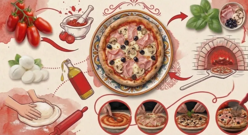 Бездрожжевая пицца. Фото сгенерировано нейросетью Nano Banana