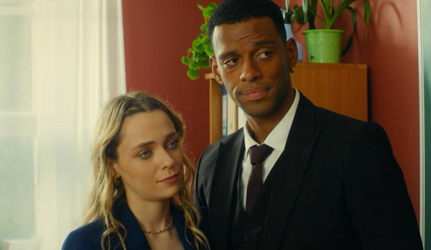 Таня и Самуэль. Кадр из сериала «Афродеревня», 2025, реж. Ашот Кещян, сцен. Сергей Богданов и Тимур Акавов