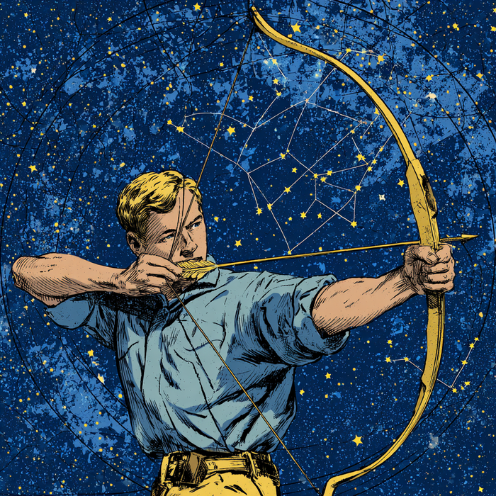 В октябре у Стрельцов будет жажда знаний. Фото сгенерировано нейросетью Midjourney