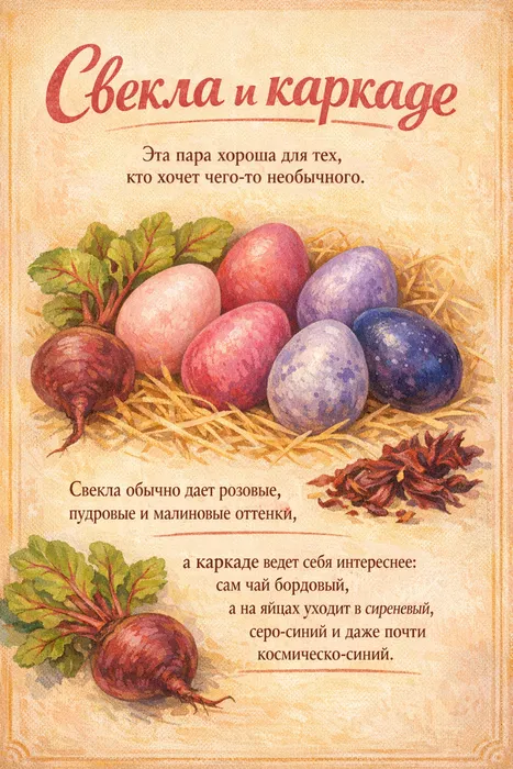 Свекла и каркаде. Фото сгенерировано нейросетью GPT Images