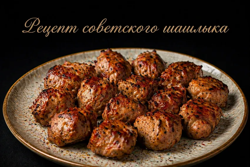 Рецепт советского шашлыка. Фото сгенерировано нейросетью GPT Images