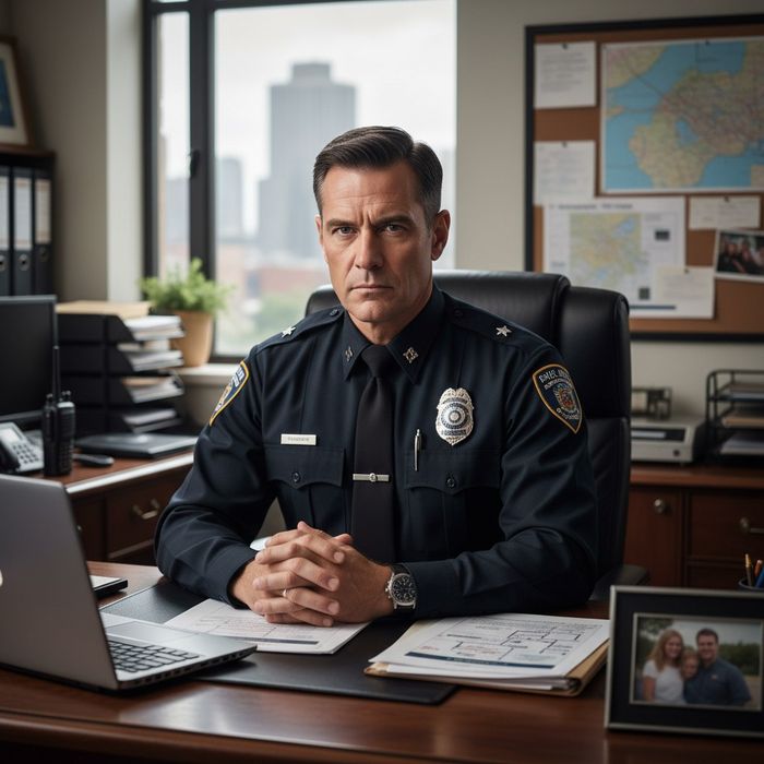 В Башкирии участковый подделал заявление избитой женщины, чтобы не заводить дело. Фото сгенерировано нейросетью Perplexity по материалам статьи.