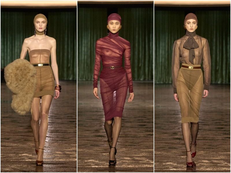 Откровенные наряды на Неделе высокой моды в Париже. Фото: glamour.com