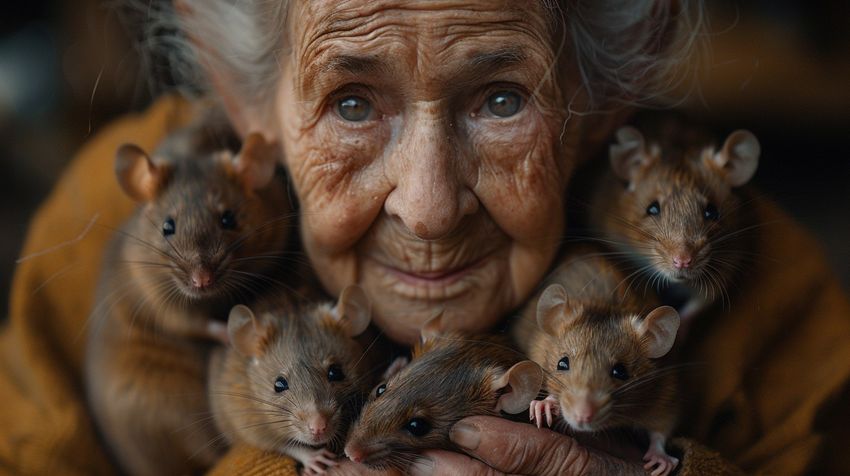 В Челябинской области бабуля развела в своей квартире огромных крыс и называет их мангустами, считая, что они безвредны. ФОТО СГЕНЕРИРОВАНО НЕЙРОСЕТЬЮ MIDJOURNEY.COM ПО МАТЕРИАЛАМ СТАТЬИ