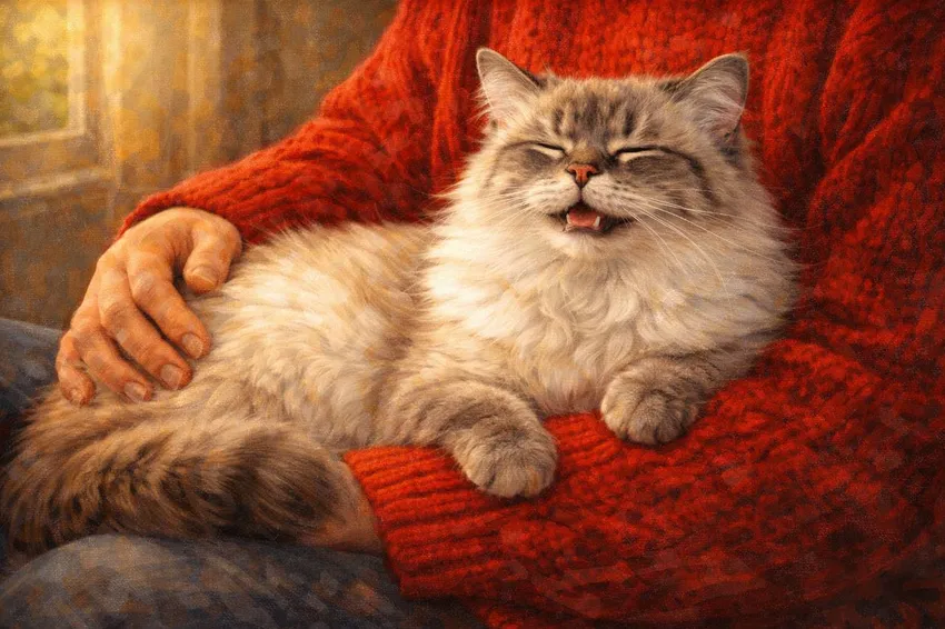 Невская маскарадная (сибирская линия). Коллаж: Гавришева Анна, фото сгенерировано нейросетью GPT Image