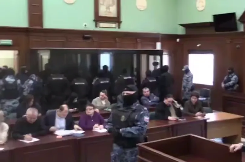 Четырех исполнителей теракта в «Крокусе» приговорили к пожизненному заключению. Фото: @breakingmash