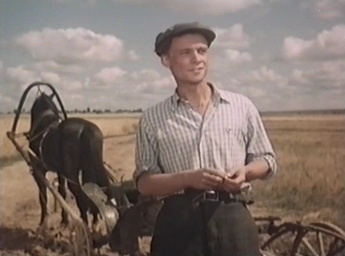 Николай Добронравов. Кадр из фильма "Возвращение Василия Бортникова", реж. Всеволод Пудовкин, 1953 год