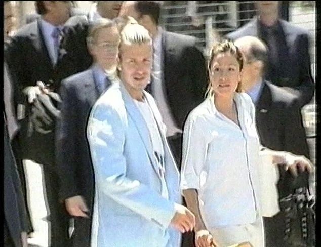 Дэвид и Ребекка в Испании в 2003 году. Фото: dailymail.co.uk