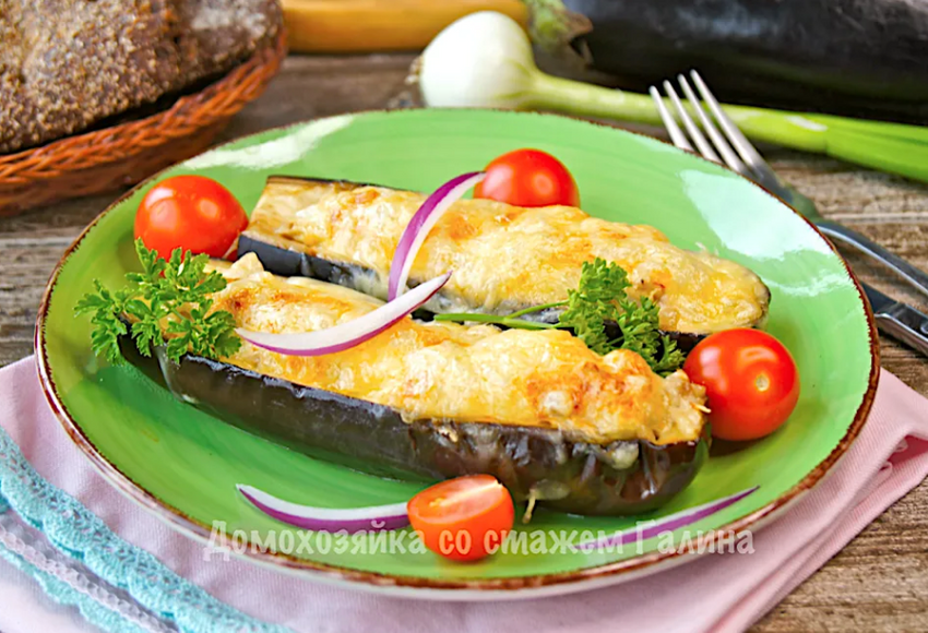Фаршированные баклажаны не создают ощущения тяжести в желудке. ФОТО автора