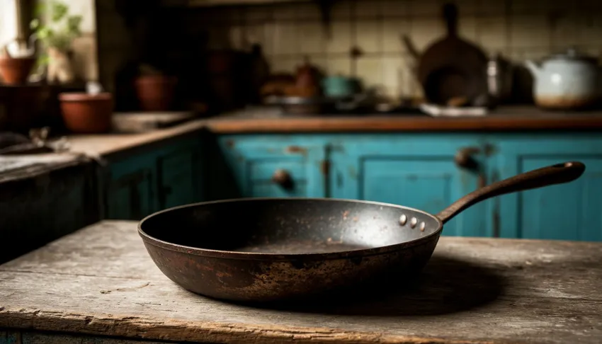 В Татарстане 52-летняя женщина забила подругу сковородкой из-за ревности. Фото сгенерировано нейросетью Perplexity по материалам статьи.