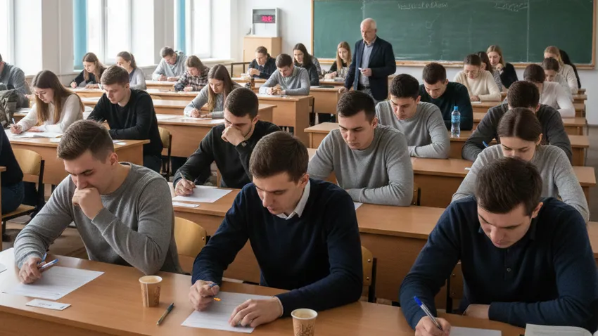 Короткие пожелания студентам на сессию. Фото сгенерировано нейросетью Nano Banana