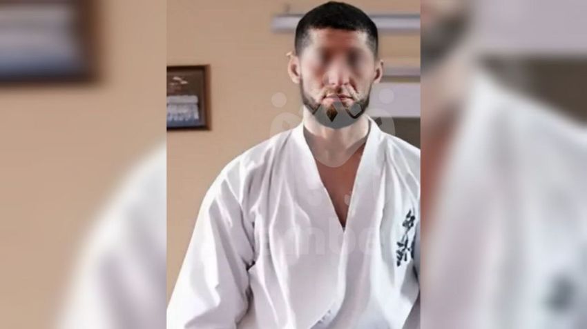 Тренер по карате, избивший ребенка. Фото: @t.me/amber_mash